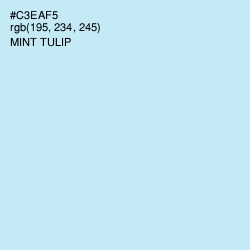 #C3EAF5 - Mint Tulip Color Image